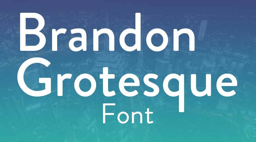 Brandon grotesque font free download mac